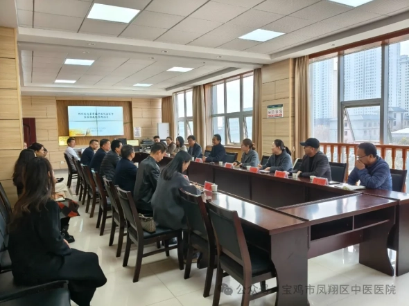 甘肃省灵台县黄甫谧中医院来我院参观学习